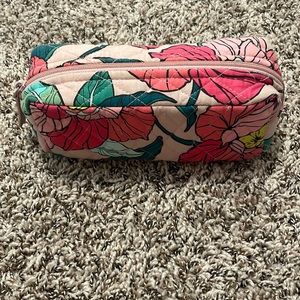 Vera Bradley vintage floral makeup bag